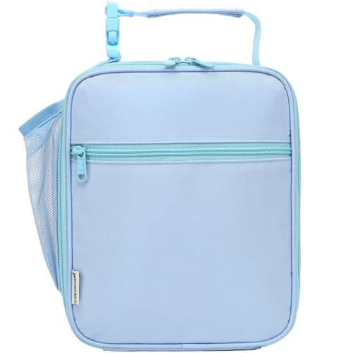 GYEUKHAM Lunch Box for Kids Boys Girls Men Women,Insulated Small Soft Cooler Lunch Bag Kit for School Work Picnic Travel - Reusable Portable lunchbox,Blue - color: Blue