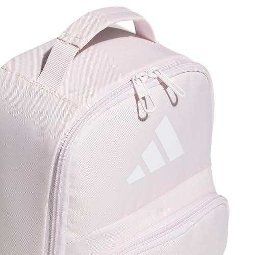 adidas Kids Santiago Lunch Bag for Girls & Boys – Insulated Cooler Lunchbox, 8L - color: 4.0/Distilled Pink/ White