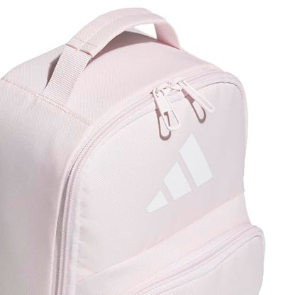adidas Kids Santiago Lunch Bag for Girls & Boys – Insulated Cooler Lunchbox, 8L - color: 4.0/Distilled Pink/ White