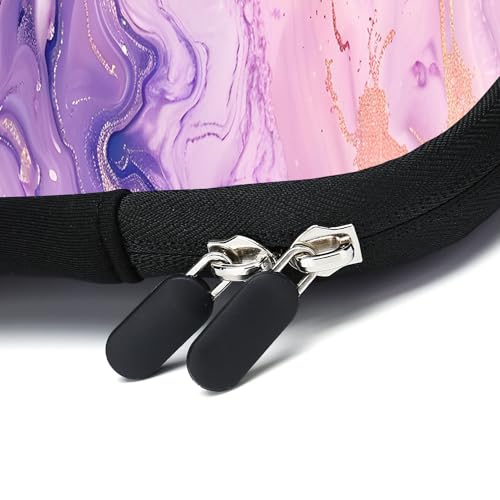 11.6-12.2 inches Laptop Sleeve Chromebook Case Ultrabook Case Notebook Sleeve Tablet Case Neoprene Handle Sleeve for Men Women, Two Pockets(Pink Purple) - color: Pink Purple