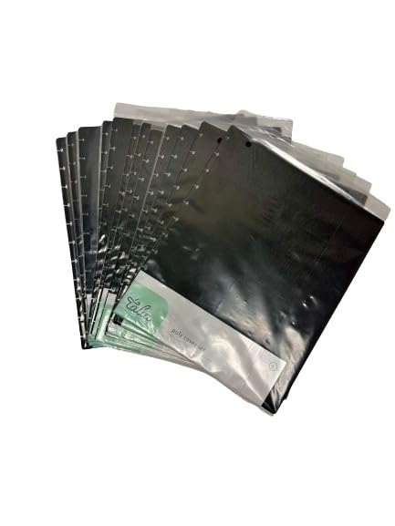 Talia Discbound Notebook - Cover Set (Black 12pk (no discs), Letter Size) - color: Black 12pk (no discs), size: Letter Set