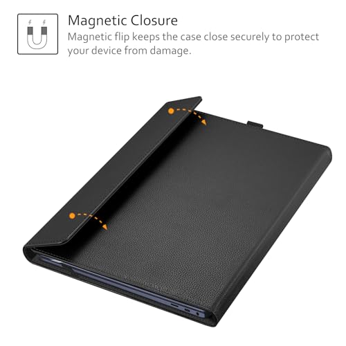Fintie Sleeve Case Cover for 15.6" Samsung Chromebook Plus XE550XGAA / Samsung Galaxy Book4 360 NP960XGK / Book3 360 NP750QFG / Book2 Pro 360 NP950QED / Book2 Pro NP950XED, Black - color: Black