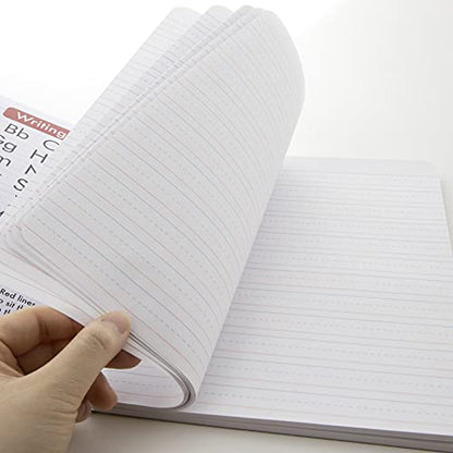 BAZIC PRODUCTS Primary Composition Notebook, Grades K-2, Marble, 100 Ct | 100 sheets (200 pages), 9.75 x 7.5 in, dashed mid-line primary ruling, Center-sewn - size: 1-Pack