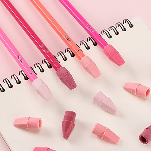 Mr. Pen- Pencil Erasers Toppers, 120 Pack, Pink Shades, Erasers for Pencils | Pencil Top Erasers, Pencil Eraser - color: Pink Shades, size: 120 Pack