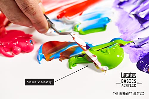 Liquitex BASICS Acrylic Paint Set, 6 x 22ml (0.74-oz) Tube Paint Set, Metallic & Iridescent - style: Metallic 6 x 22ml (0.74oz)