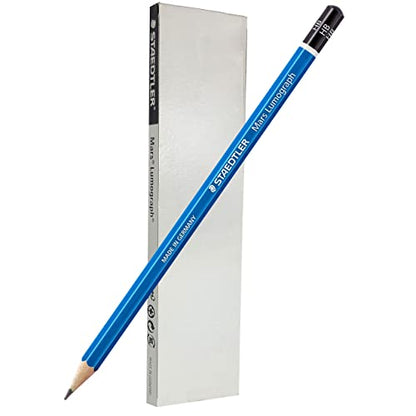 STAEDTLER Mars Lumograph HB Graphite Art Drawing Pencil, 6 Pencils - style: HB