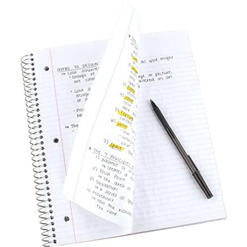 Five Star Wirebound Notebook, 1-Subject, 100 College-Ruled Sheets, 11 x 8.5 Inch Sheet Size, Teal (72051)