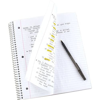 Five Star Wirebound Notebook, 1-Subject, 100 College-Ruled Sheets, 11 x 8.5 Inch Sheet Size, Teal (72051)