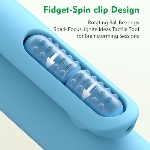 Hiacry 8 Pcs Gel Pens - 0.7mm Fine Point Quick-Dry Blue Ink Fidget Pens | Smooth Writing Pens, No Bleed, No Smear, Note Taking Journaling, School Office Supplies for Men & Women (Dopamine 8Pcs ) - color: Dopamine Blue Ink -8pcs