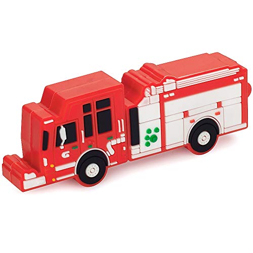 32GB USB Flash Drive Cute Fire Engine Shaped Memory Stick Novelty Thumb Drives USB Data Storage - color: fire engine model, size: 32GB