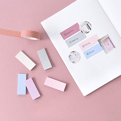Monolike Color Palette Sticky Grid 500 B Set 4p - Self-Adhesive Memo Pad 30 Sheets - color: Grid 500 B