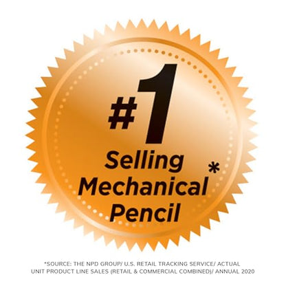 BIC Xtra-Smooth Mechanical Pencils with Erasers, Medium Point (0.7mm), 5-Count Pack, Bulk Mechanical Pencils for School or Office Supplies - size: 5 Count (Pack of 1), style: Medium