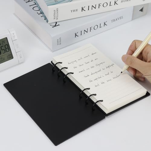 Multibey A6 Refill Paper, 3-Pack Planner Insert for A6 Binder, 100GSM Thick Refillable Paper, 6-Hole Filler Inserts, Loose Leaf Paper, 135 Sheets (270 Pages), Blank/Lined/To Do Inserts