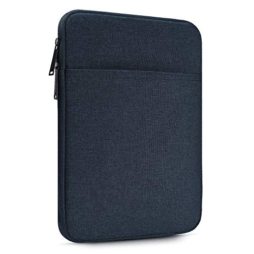 10 Inch Travel Tablet Sleeve Case for Samsung Galaxy Tab A9+ Plus 11", iPad Pro 11-in(M5 M4), iPad Air 11-in(M2,M3,M4), iPad A16, 10.9 10.5 10.2 inch iPad Pro Air, Fit Apple Magic Keyboard - color: Navy Blue, size: 9-11 inch for Tablets/iPad