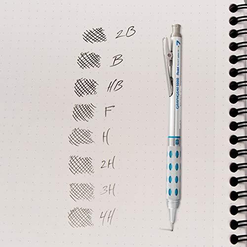 Pentel 슈퍼 하이 폴리머 리드 리필 밸류 팩, (0.5mm 및 0.7mm), 미세/중간 라인, HB, 6개 팩, 심 180개 (C257BPHB6) - size: 1개(1개입)