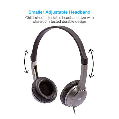 Cyber Acoustics Lightweight 3.5mm Stereo Headphones (ACM-7000-48) for Kids and Great for use with Tablets, Chromebooks, Laptops, PCs, & Macs - 48 Pack - size: 48 Pack