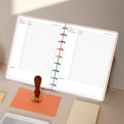 (2-Pack) Classic Size Cornell Notes Filler Paper - 9 Disc Discbound Cornell Notes Loose Leaf Paper for Happy Planners, 100 Sheets/200 Pages, 7" x 9.25" - size: 2-Pack, style: 9-Disc/Classic Size