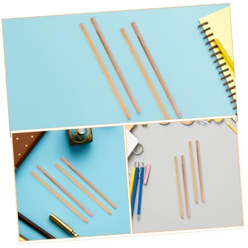 100pcs Natural Wood Hb Pencils Hexagonal and Round Grip Smooth Graphite Core Writing Drawing Sketching Pencils for Students Artists Teachers Office Classroom Supplies