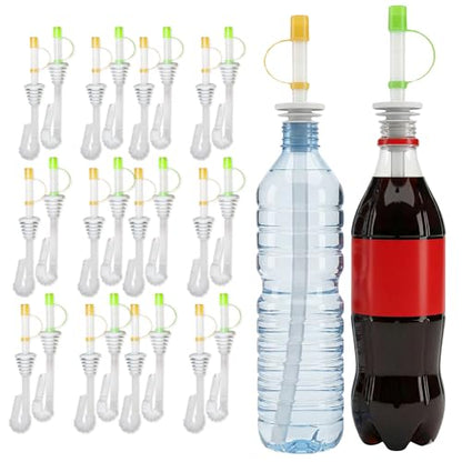 Jokari 12 Count Sip and Seal Soda Straws for Bottled Beverages - size: 12-Count