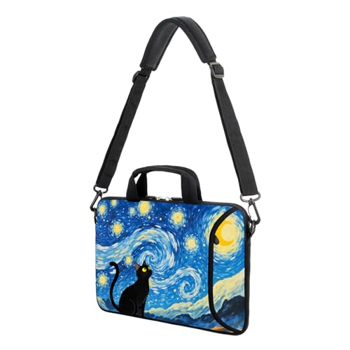 15" laptop sleeve laptop bag chromebook case adjustable shoulder strap with handle accessory pocket for men women (RYD-15-13) - color: Ryd-15-13