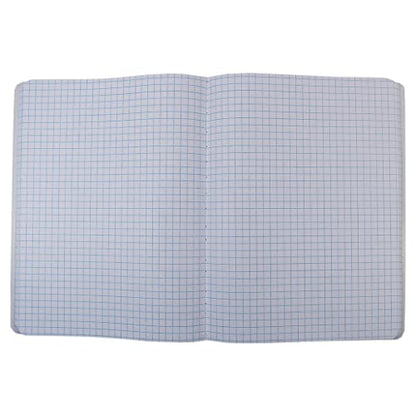 Top Flight Sewn Marble Composition Book, Black/White, Quad Rule, 4 Squares per Inch, 9.75 x 7.5 Inches, 100 Sheets (41320) - size: 100 Count (Pack of 1)
