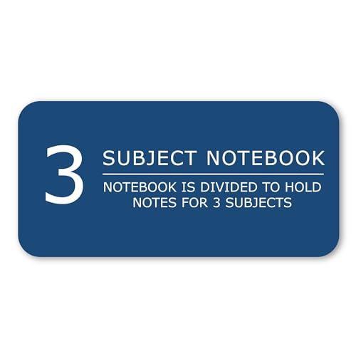 Roaring Spring College Ruled 3 Subject Notebook, Wirebound Writing Notebook, 4 Pack, 120 Sheets, 8 x 10.5 Inches, Made in USA, Ideal for Students, School, & Office - size: 3 Subject