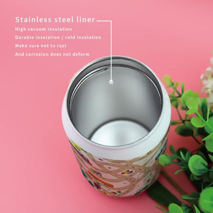 T&H XHome Cars Buses 10oz Stainless Steel Tumbler with Lid & Straw-Double Wall Vacuum Insulated Travel Mug Traffic Lights Water Bottle Coffee Beverage Drinks Cup - size: 10 Ounces