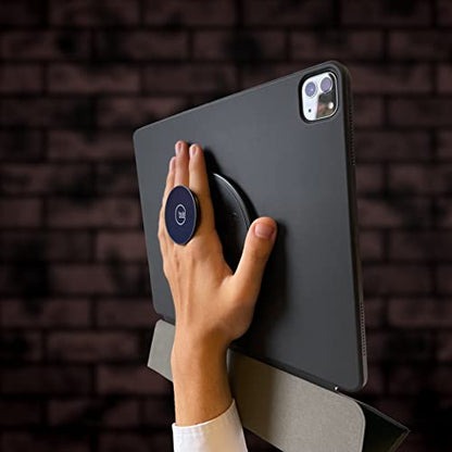 G-Hold® - Comfort Tablet Holder Works with Any Tablet, Tablet case, e-Reader, iPad - Universal, Ergonomic, Rotating, Folds Flat and Adjustable (Navy) - color: Navy