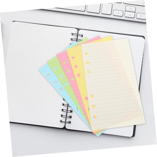 NUOBESTY 2sets Loose Leaf Paper College Ruled Notebook Refills Filler Paper for Study Planner