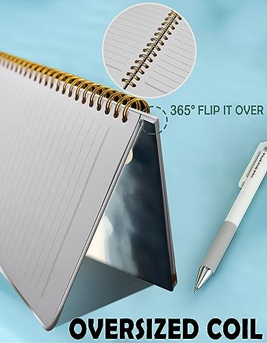 Spiral Journal Notebook for Women,A5 College Ruled Notebooks 6"x 8.4", 120 Pages Lined Journal with Premium Thick Paper,Perfect for School Office Home Gifts(abstract mountain cloud) - color: abstract mountain cloud