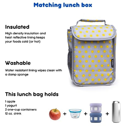 J World Lollipop Kids Rolling Backpack & Lunch Bag Set for Elementary School. Carry-On Suitcase with Wheels, Candy Buttons - color: Candy Buttons