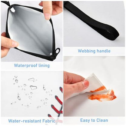 Reusable Food Storage Bags Baseball 3 Pack Set Lunch Bag Compact Sandwich Snack Bag Small Medium Large for Lunch, Travel & Organization - color: Bag 20