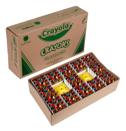 Crayola Crayon Classpack (832 Count), Bulk School Supplies for Classrooms,13 Sets of 64 Crayons, Kids Arts & Crafts Supplies - style: 832 Count