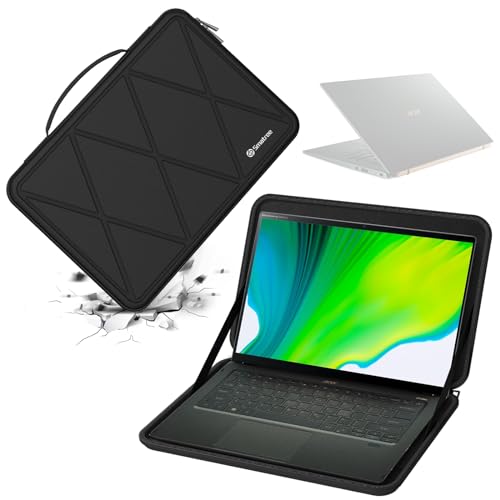 Smatree Hard EVA Protective Case for 14 inch Acer Swift 5 SF514-56T-797T | Compatible for 14 inch Acer Swift 5 SF514-56T-797T, for Acer Swift 14 SF14-71T-74RF, for 14 inch LG gram 2 in 1 Case (X8038) - color: X Series-Black, size: For 14 inch Acer Swift 5