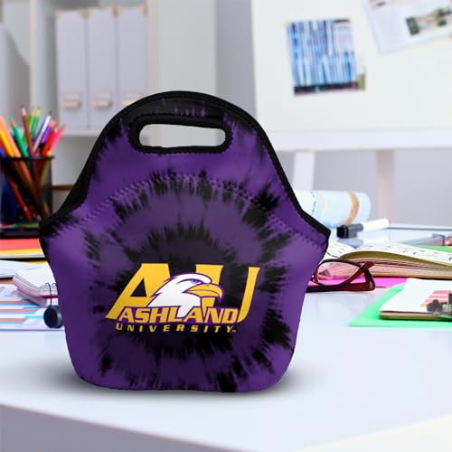 Campus Lab Ashland University Tie-Dye Soft Neoprene Lunch Bag, Lightweight - color: Ashland University Eagles