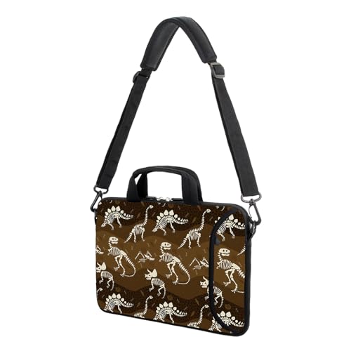 15.6" laptop sleeve chromebook case adjustable shoulder strap with handle accessory pocket (KLHS) - color: Klhs