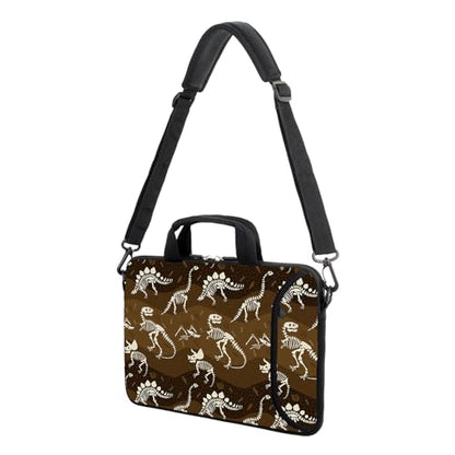 15.6" laptop sleeve chromebook case adjustable shoulder strap with handle accessory pocket (KLHS) - color: Klhs