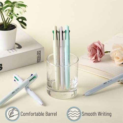 Mr. Pen- Ballpoint Multicolor Pen in One, 4-in-1, 6 Pack, Colorful Ink | Retractable Multi Color Pens All in One