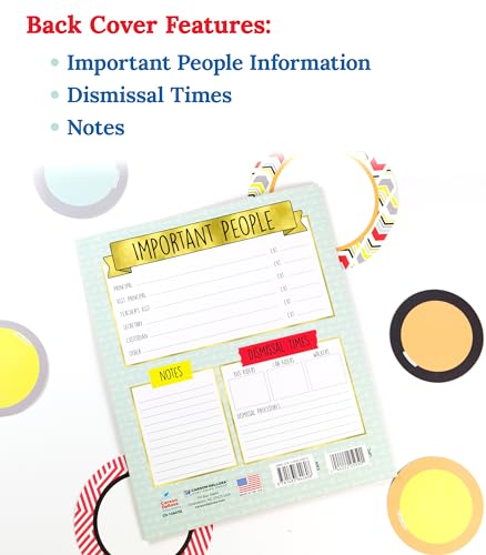 Carson Dellosa 6-Pack Substitute Teacher Folder, Schedules | Routines, Procedures, Classroom Management, Contact Information, and More With Pockets, Desk Organizer School Supplies - size: 6 Pack