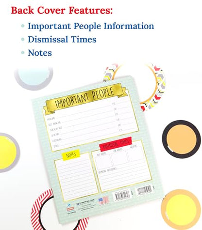 Carson Dellosa 6-Pack Substitute Teacher Folder, Schedules | Routines, Procedures, Classroom Management, Contact Information, and More With Pockets, Desk Organizer School Supplies - size: 6 Pack