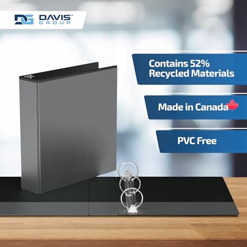 Easyview® Premium, 2" Round Ring, View Binder - Black