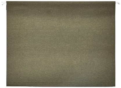 Amazon Basics Hanging File Folders with Adjustable Tabs, Sturdy Expandable Document Organizer, Letter Size 8.5x11 inch, Green, 25-Pack - color: Green, size: 25 Pack