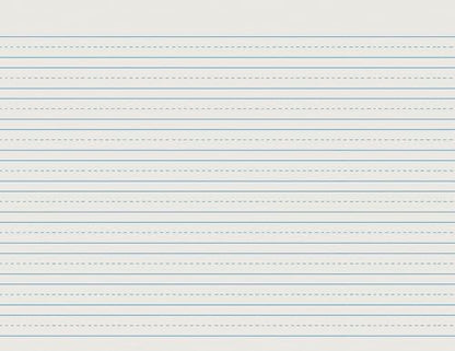 School Smart Skip-A-Line Ruled Writing Paper, 1/2 Inch Ruled Long Way, 11 x 8-1/2 Inches, Pack of 500,White - size: 11" x 8.5" - 1/2" Ruled