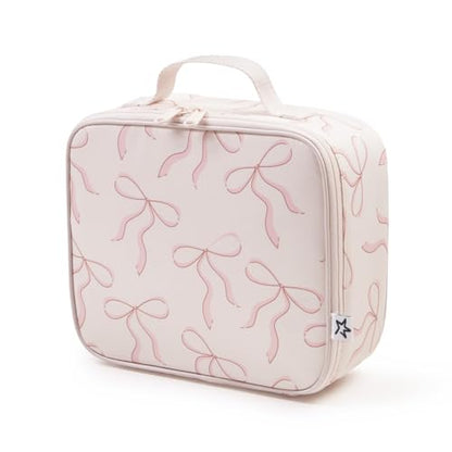 Tiny Twinkle Insulated Lunch Box for Girls and Boys | Durable and Reusable for School & Travel | Ages 3 and Up | Waterproof and Easy to Clean | PFAs and BPA Free（Bows） - color: Bows