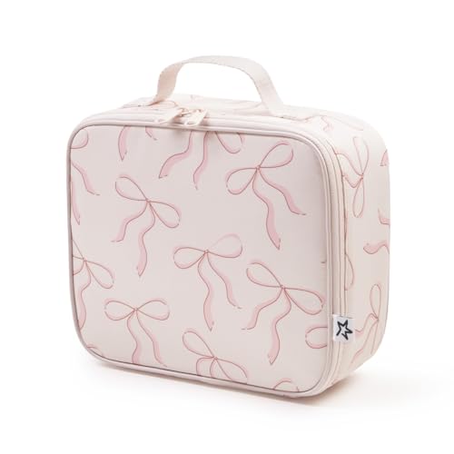 Tiny Twinkle Insulated Lunch Box for Girls and Boys | Durable and Reusable for School & Travel | Ages 3 and Up | Waterproof and Easy to Clean | PFAs and BPA Free（Bows） - color: Bows