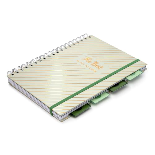 Pukka Pad Haze B5 Notebook – Pack of 3 Wirebound Notebooks with 5 Repositionable Dividers with Storage Pockets and Tabs for Organisation and Personalisation – 200 Pages, 100 Sheets of 80GSM Paper - color: Haze