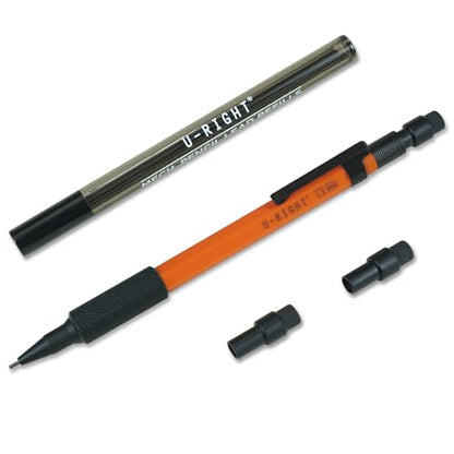 U-RIGHT 1.3 mm Mechanical Pencil Orange Weatherproof - color: Orange