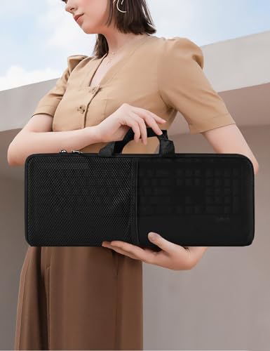 Portable Keyboard Bag Sleeve for Logitech MK345/MK850 Wireless Keyboards | Laptop Keyboard Sleeve for Lovaky 2.4G Ergonomic Performance Keyboard Mouse,Shockproof Dustproof Neoprene Case