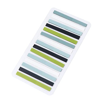 Reading Highlight Sticker School Supplies 300pcs Index Tabs Flags Student Page Marker Fluorescent Transparent(Green) - color: Style C