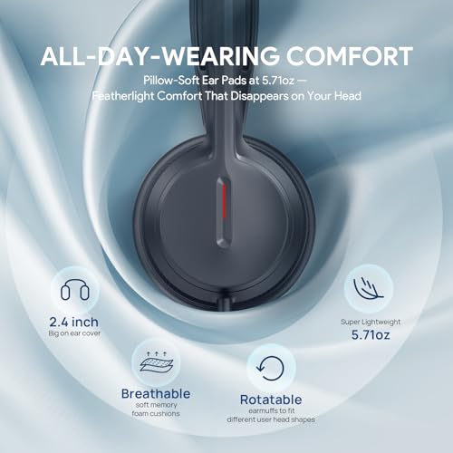 Yealink UH44 USB Wired Headset with Noise Cancelling Mic – Teams Certified Mono Headset for PC/Laptop, Single-Ear Design, Inline Controls, USB-C & USB-A, for Home Office